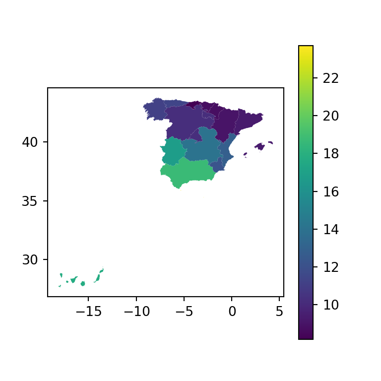 Static map in Python with geopandas | PYTHON CHARTS